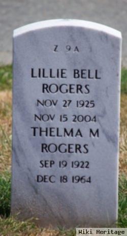 Thelma M Rogers