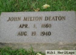 John Milton Deaton