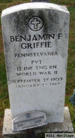 Benjamin F Griffie