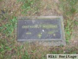 Gertrude T Williams