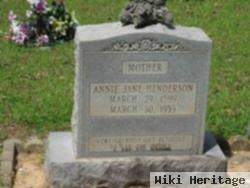 Annie Jane Eubanks Henderson