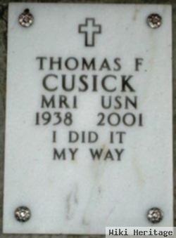 Thomas F Cusick