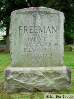 Ella M. Rice Freeman