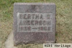 Bertha G Belgum Anderson