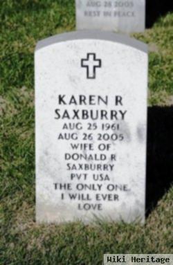 Karen R Saxburry