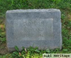 George H Ruhland