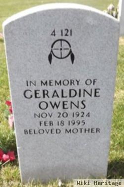 Geraldine Marie Owens