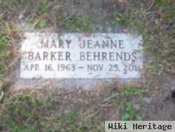 Mary Jeanne Barker Behrends