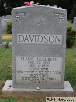 Elaine Goldberg Davidson