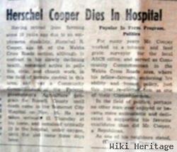 Herschel R Cooper