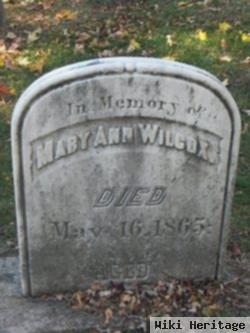 Mary Ann Wilcox