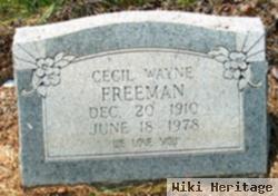 Cecil Wayne Freeman