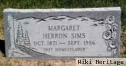 Margaret A Herron Sims