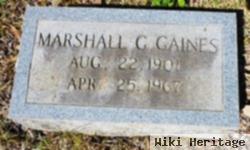 Marshall G Gaines