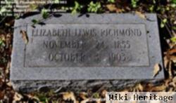 Elizabeth "lizzie" Lewis Richmond