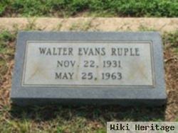 Walter Evans Ruple