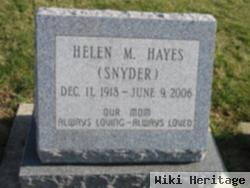 Helen M. Snyder Hayes