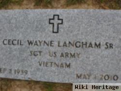 Cecil Wayne Langham, Sr