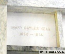 Mary Sayles Hoag