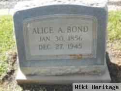 Alice A Spaulding Bond