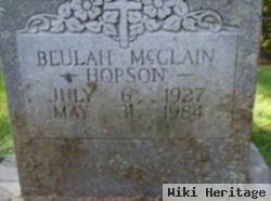 Beulah Mcclain Hopson