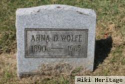 Anna D Wolfe