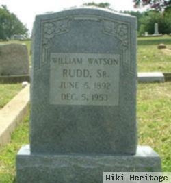 William Watson Rudd, Sr