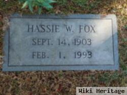 Hassie Elizabeth Wrenn Fox