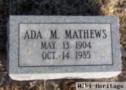 Ada M. Mathews