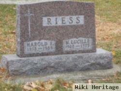 Harold Ernest Riess