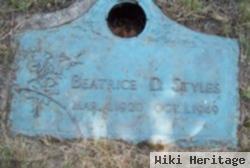 Beatrice D. Styles