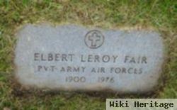 Elbert Leroy Fair