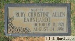 Ruby Christine Allen Earnhardt