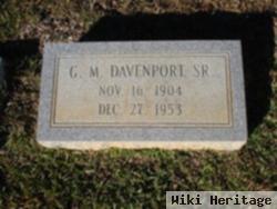 George M Davenport, Sr