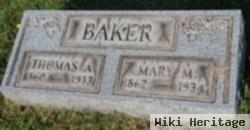 Mary M Hanes Baker