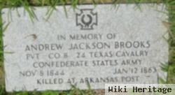 Pvt Andrew Jackson Brooks