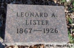 Leonard A Lister