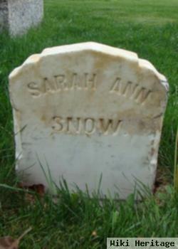 Sarah Ann Prichard Snow