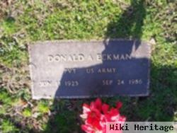 Pvt Donald A Eckman