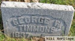 George W Timmons