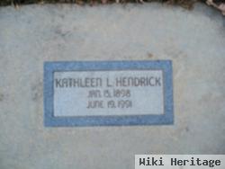 Kathleen Lenore Stone Hendrick