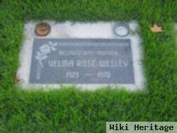 Velma Rose Wesley