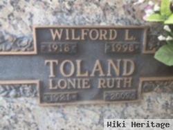 Lonie Ruth Toland