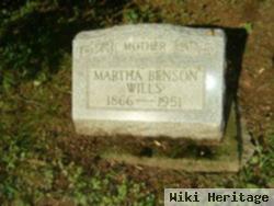 Martha Benson Wills