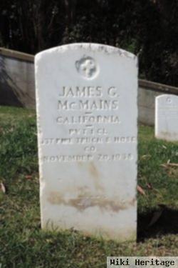 Pfc James G Mcmains