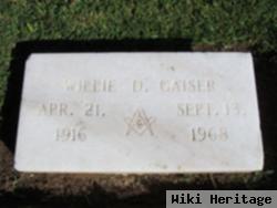 Willie D. Gaiser