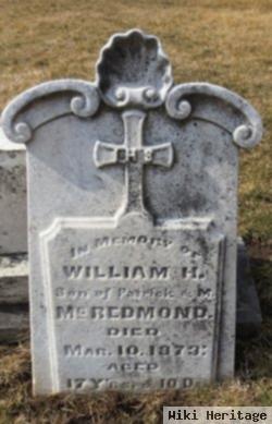 William H Mcredmond