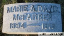 Marie A. Davis Mcfarren