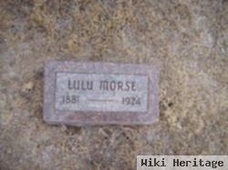 Lulu B Coppock Morse