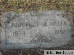 Prudence M Miller